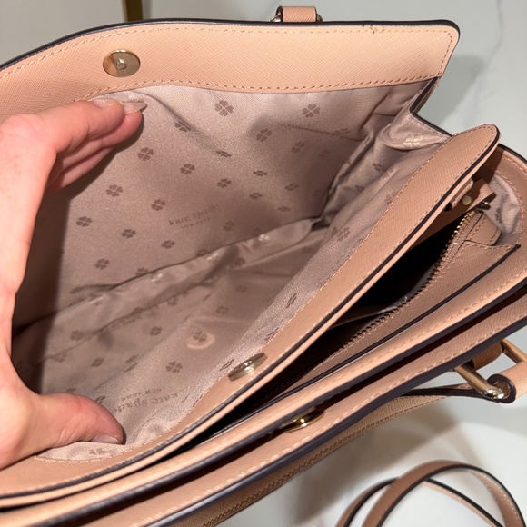 Kate Spade Laurel Way Reece Satchel in Dusty Peony - Picture 11 of 13